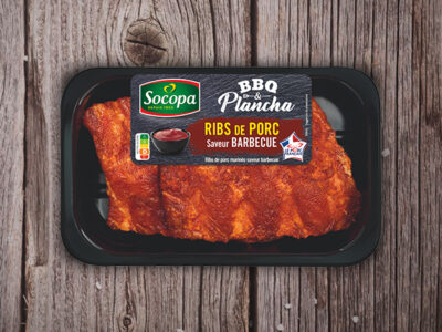 Ribs de porc saveur barbecue