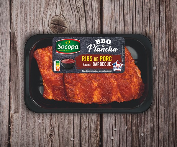 Ribs de porc saveur barbecue