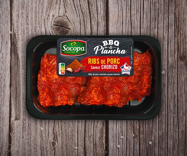 Ribs de porc saveur chorizo