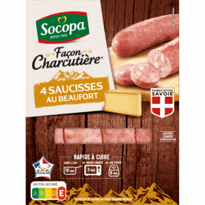 Saucisses au Beaufort Façon Charcutière et gratin de crozets