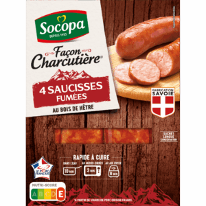 Soupe rustique aux saucisses fumées